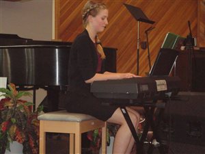 Keziah Froese - Student Teacher performing 2016
